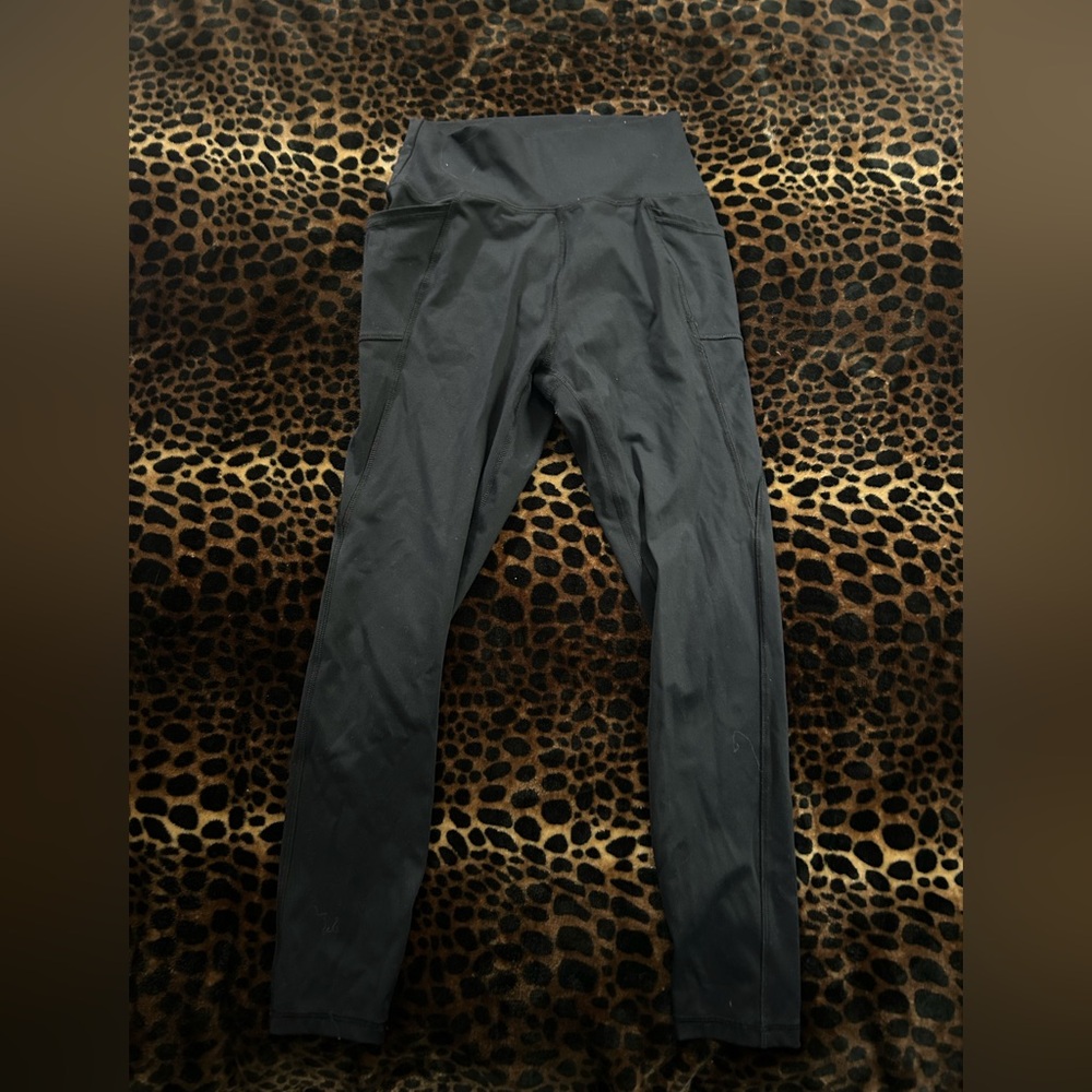ZYIA Black Workout Leggings with Inner Care Label